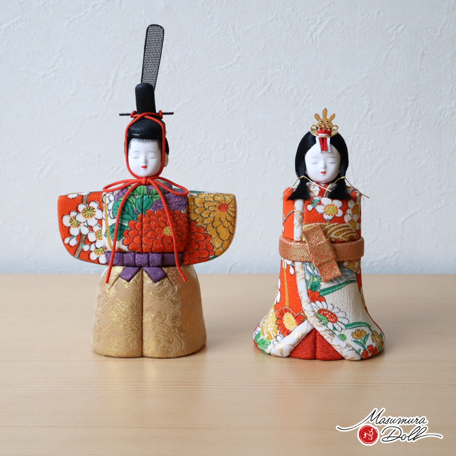 新作 伝統工芸士 木村一秀作 立雛 神雛 正絹 友禅 L型屏風(金銀段違い