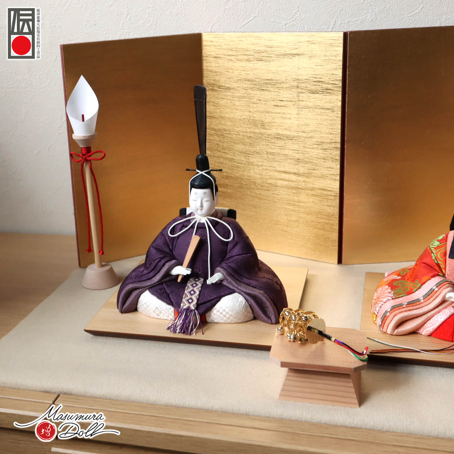 雛人形 コンパクト 木目込み人形 モダン おしゃれ インテリア ひな人形