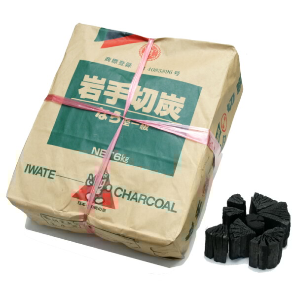 なら切炭 6kg - （暖・黒炭｜暖・黒炭）：炭専門商社 増田屋－炭・火鉢