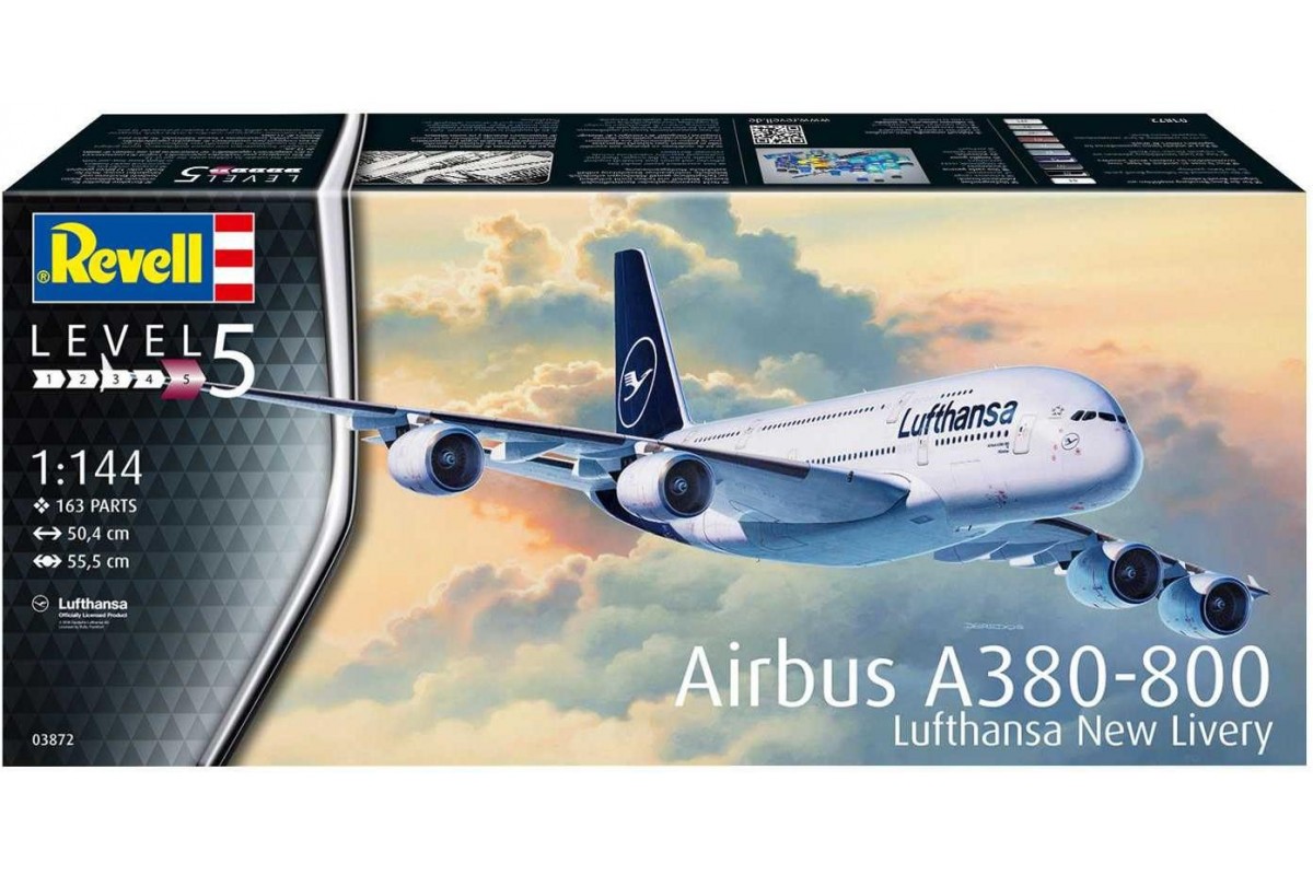航空機・ヘリコプター Herpa Lufthansa Airbus A380-800 1:500 Herpa