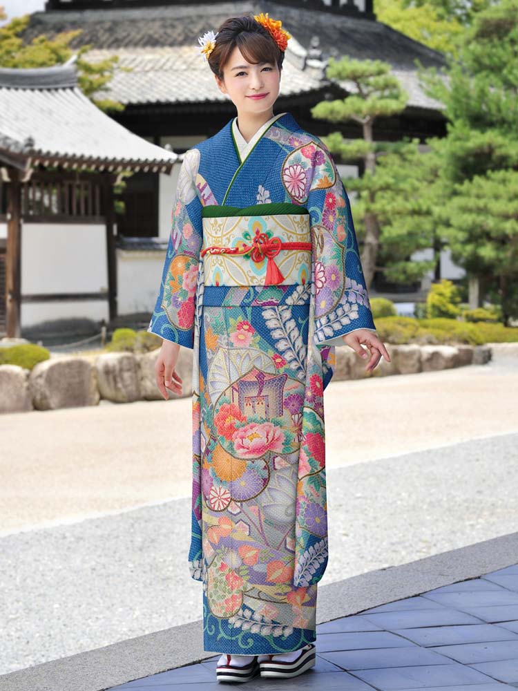 藤娘きぬたや 総絞り振袖 | 岐阜できぬたやの振袖なら三ツ星