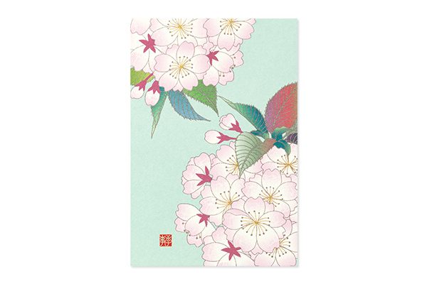 ハガキ/ポストカード｜紙シリーズ｜ポストカード 鞠桜柄(88768006