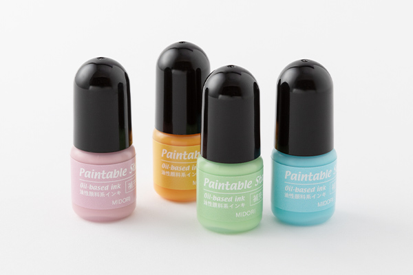 限定】スタンプ カラーインキ4色セット スイーツ（91804098）｜ミドリ