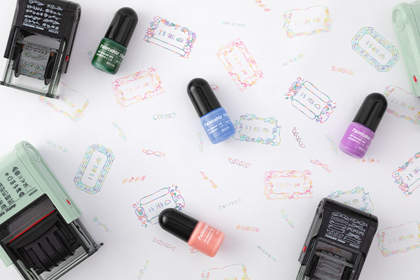 限定】スタンプ カラーインキ4色セット スパイス（91804101）｜ミドリ