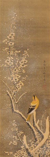 梅花小禽図 柳沢淇園筆 - MIHO MUSEUM