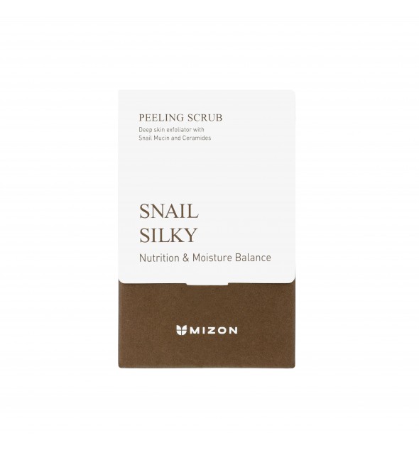 Snail mucin scrub for mature skin.
