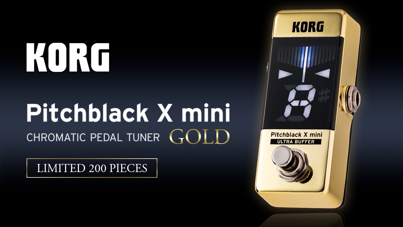KORG Pitchblack X mini GOLD