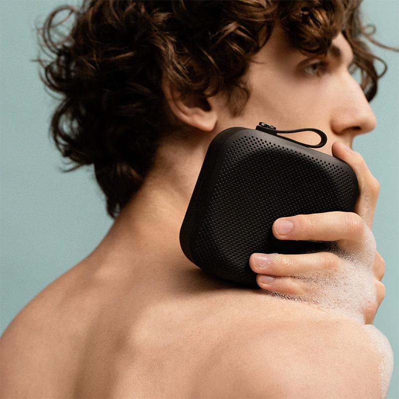 SUDIO ワイヤレス ポータブル スピーカー F2 ブラック Bluetooth5.3