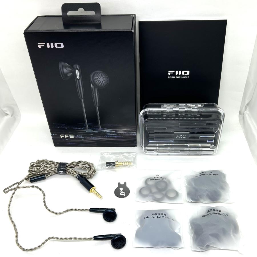 アウトレット品》FIIO イントラコンカ型 イヤホン FF5 (FIO-IEM-FF5-B