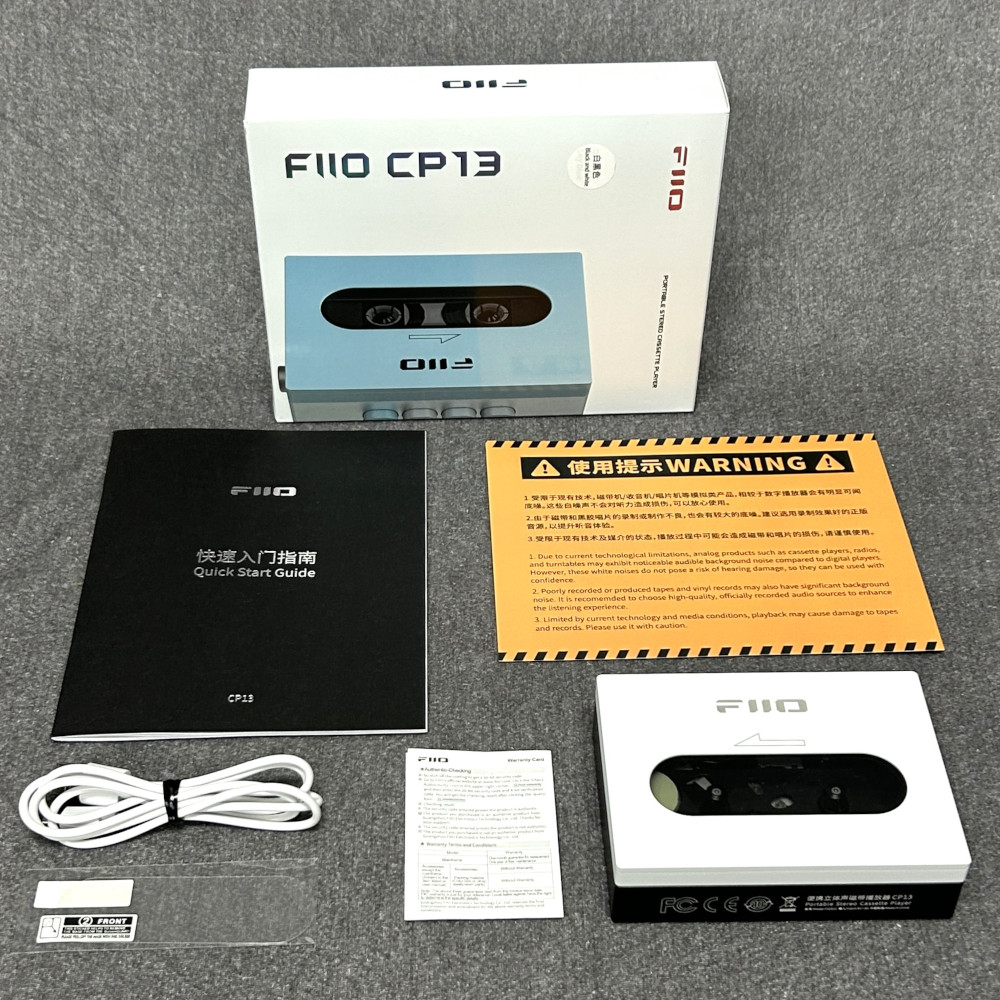 アウトレット品》 FIIO カセットテープ プレーヤー CP13 Black & White
