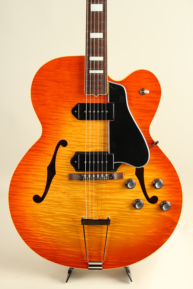 エレキギター クワルツメイプル レッド/イエロー エレキギター ク