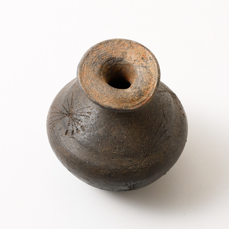 朝鮮 高麗 土器 花瓶 ｜ みんげい おくむら （日本と世界の民芸）