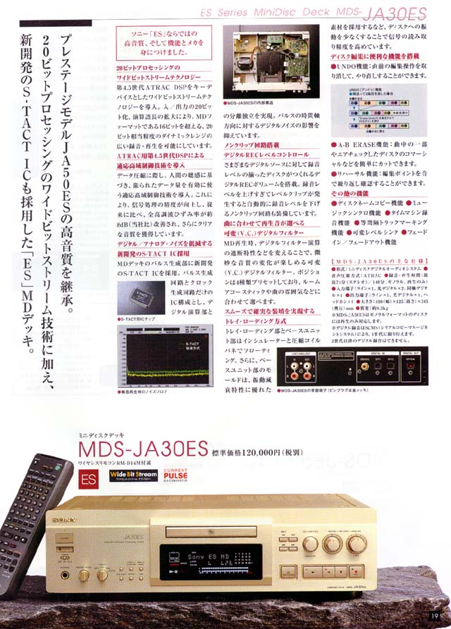 MD Community Page: Sony MDS-JA30ES