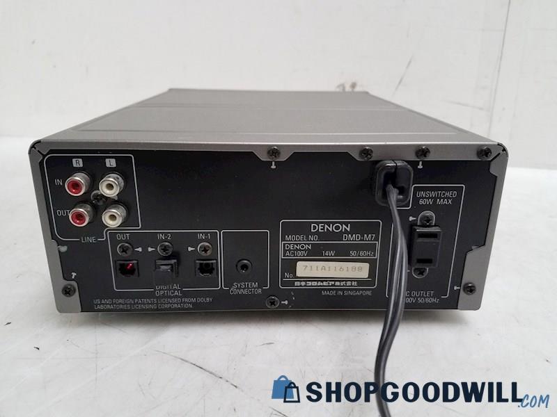 Denon DMD-M7 [MiniDisc Wiki]