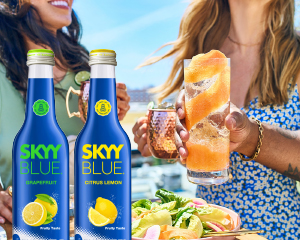 チューハイ｜カンパリ スカイブルー シトラスレモン 275ml 瓶 24本 1ケース