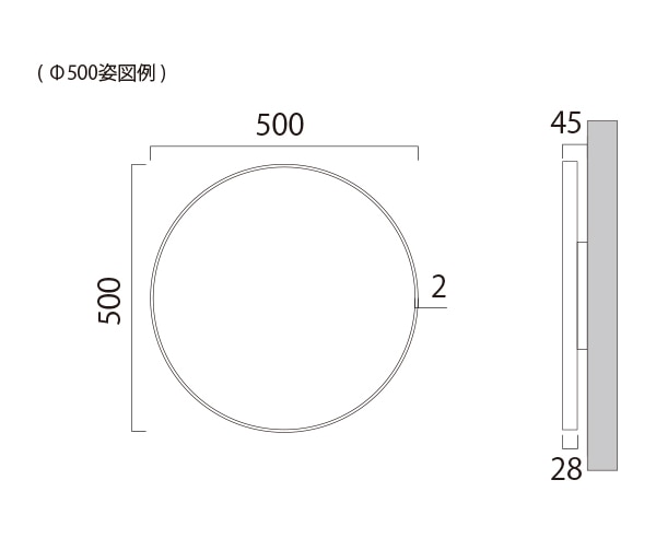 マルーンミラーLED｜ミラー（鏡）｜洗面所・水回りの通販｜ミラタップ