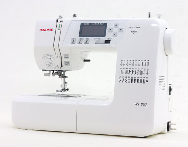 銀行振込キャンペーン！NP860 ジャノメミシン ワイドテーブル、黒