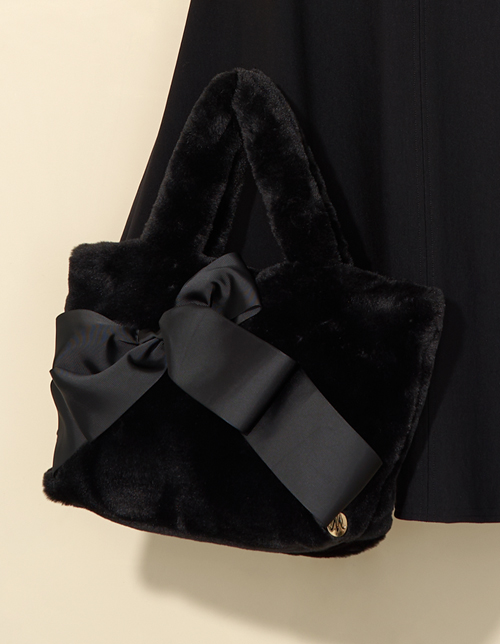 フェイクファーリボントートバッグ | msgracy