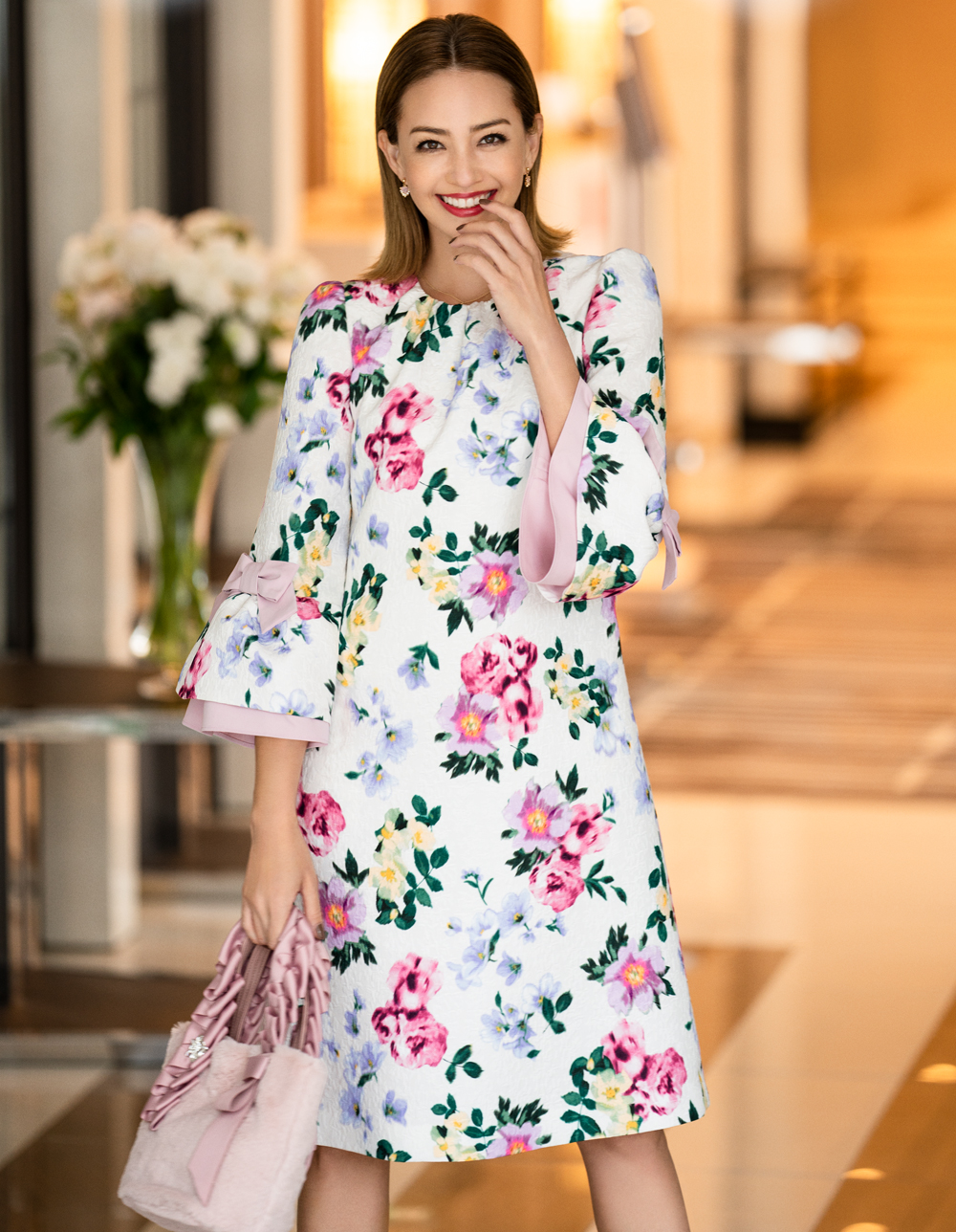 ローズプリントドレス | msgracy