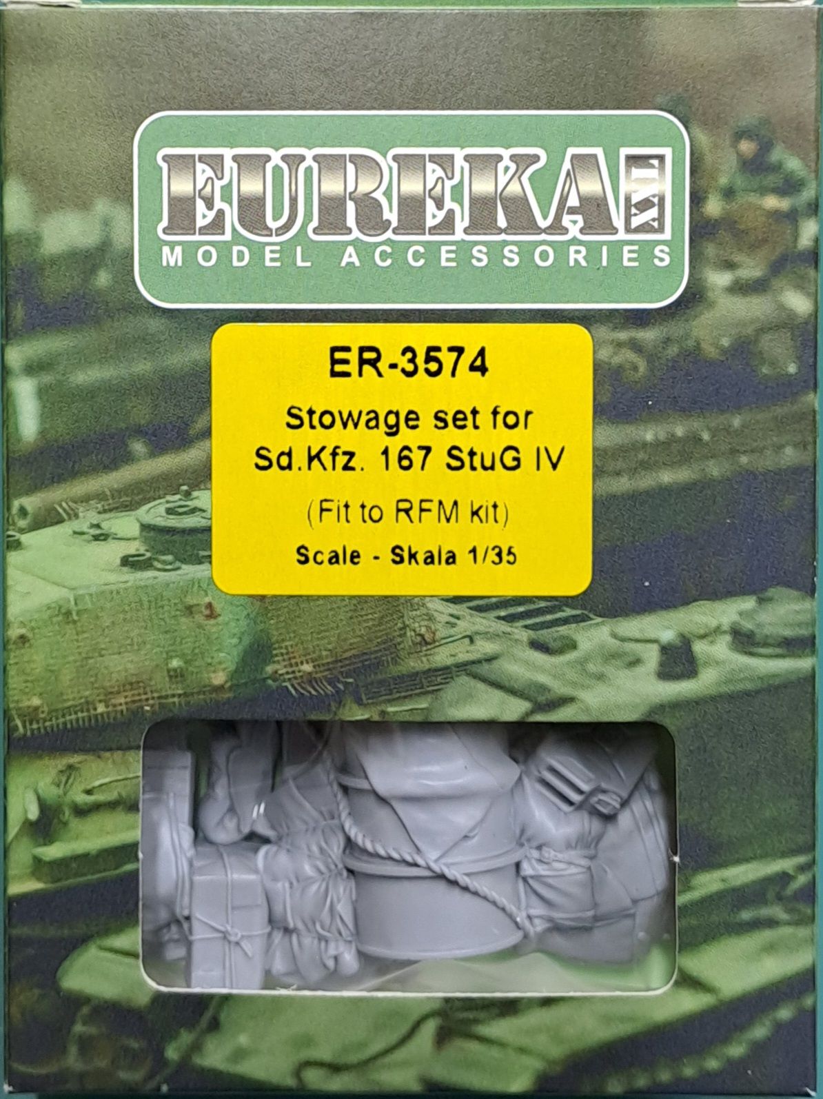 EUREKA XXL[ER-3574]1/35 WWII 独 Sd.Kfz.167 IV号突撃砲用積荷セット