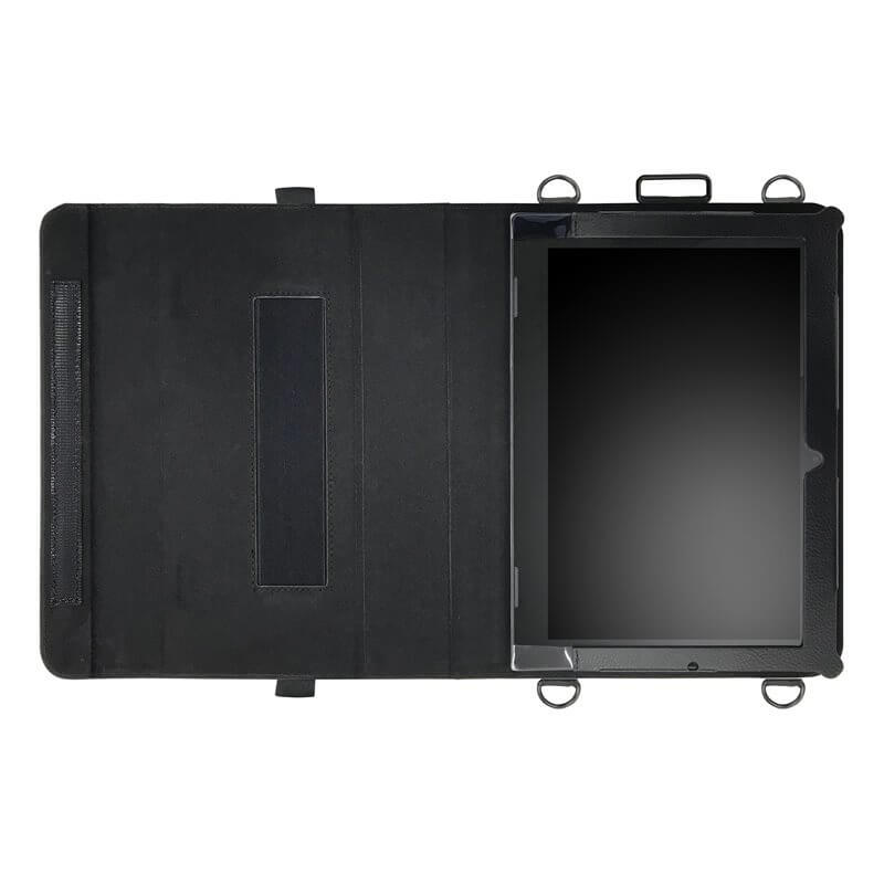 受注生産専用】Lenovo Tab M8 (4th Gen) 合成皮革ケース ブラック