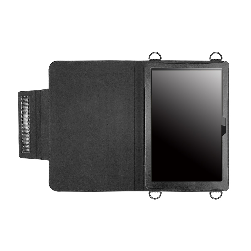 受注生産専用】Lenovo Tab M8 (4th Gen) 合成皮革ケース ブラック