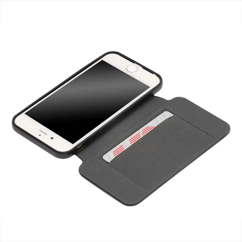 iPhone 6/6s フリップ脱着型PUレザーケース「2WAY」 ブラック｜スマホ