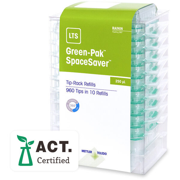 詰替 LTSチップ GPS LTS 250µL 960A/10 - 概要 - メトラー・トレド