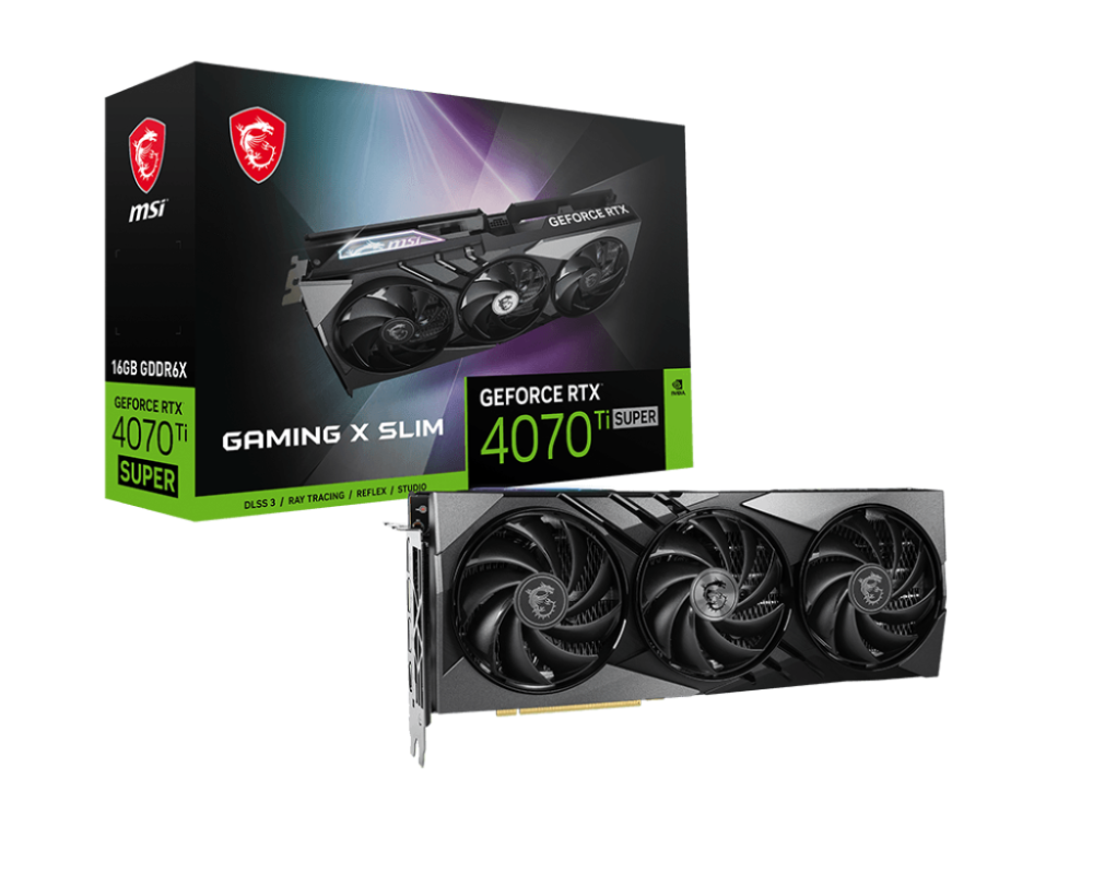 MSI GeForce RTX 4070 Ti SUPER 16G Gaming X Slim | Mtech