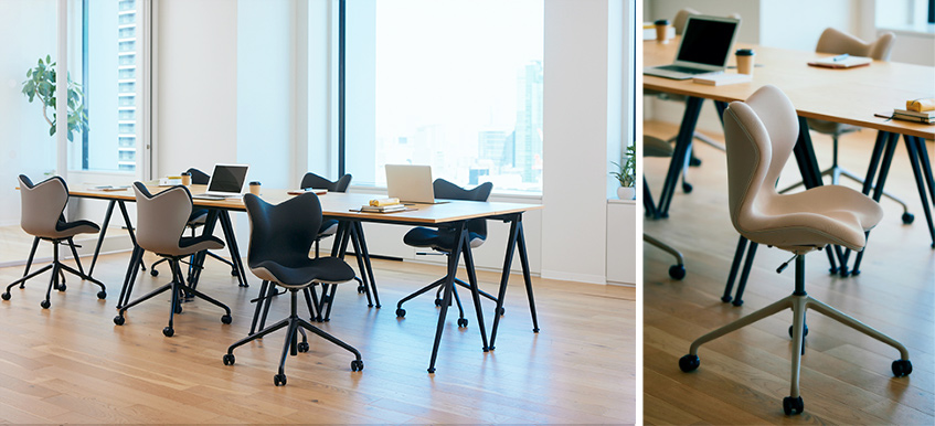 在宅ワークでもオフィスでも使えるキャスタータイプ2機種が登場「Style