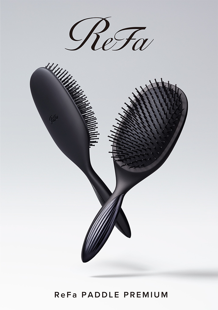 根元から力強く輝く髪へ。「ReFa PADDLE PREMIUM（リファパドル