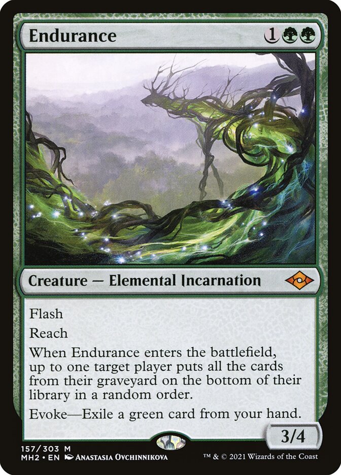 Foil】《忍耐/Endurance》[MH2] - MTG専門店 Initiative