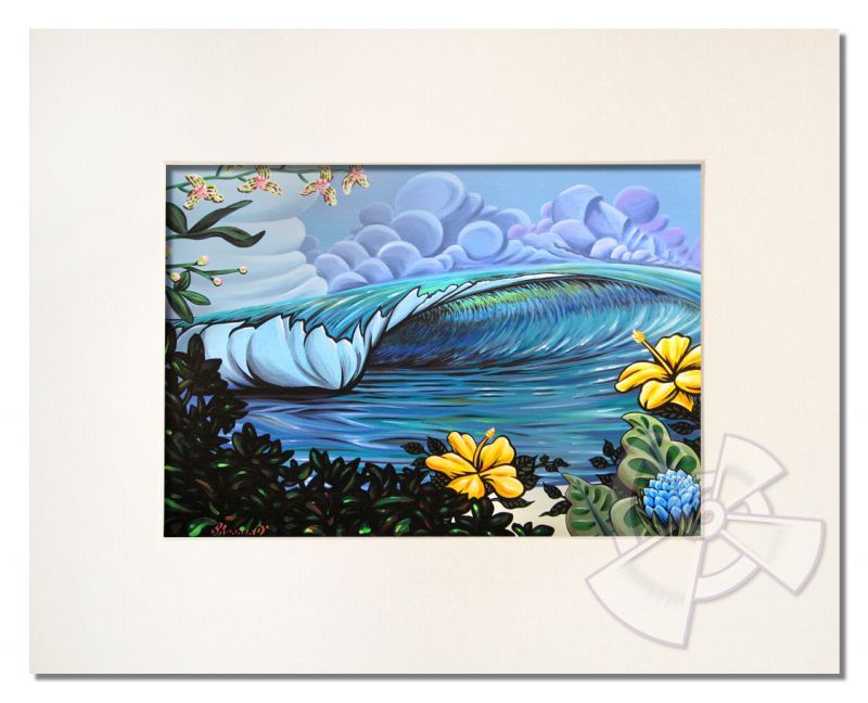 ハワイの絵画 サーフアートの通販サイト ハワイの絵画 Winter Curl