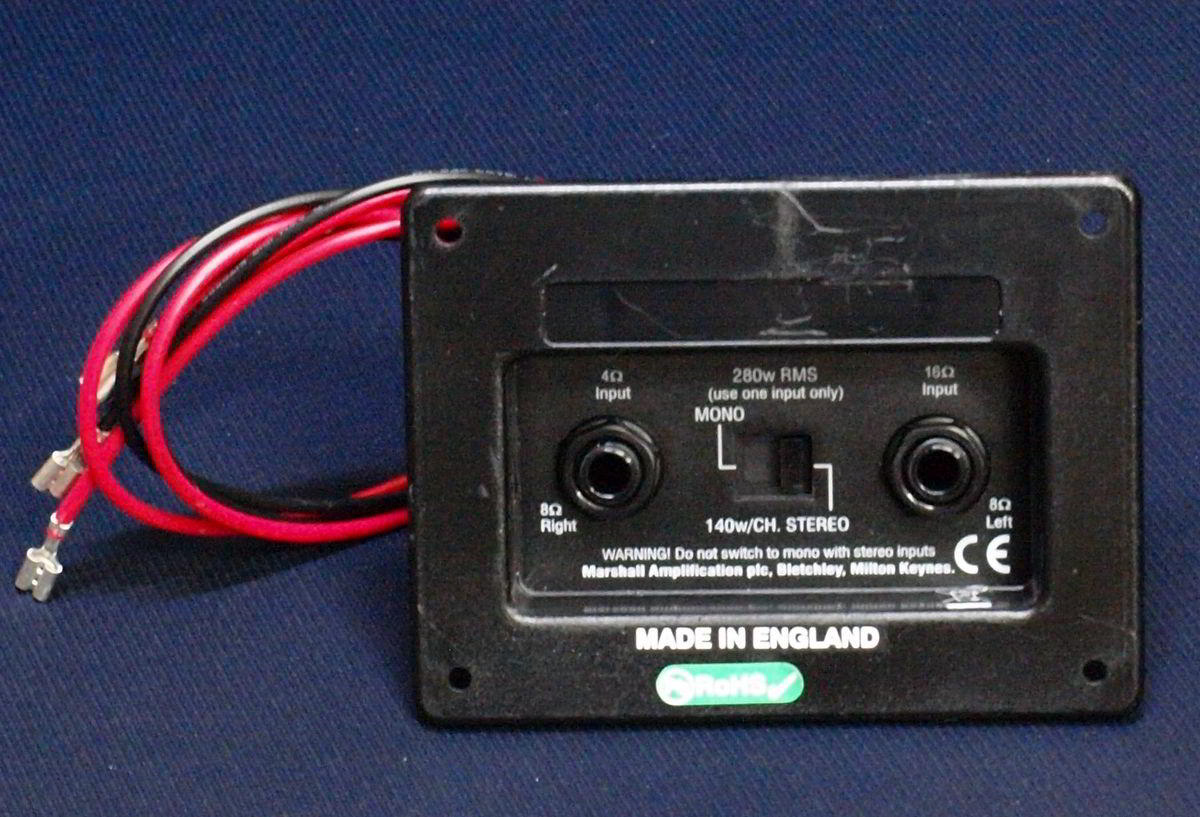 Marshall インプットジャックプレート196X-50-01新品在庫状況をご確認