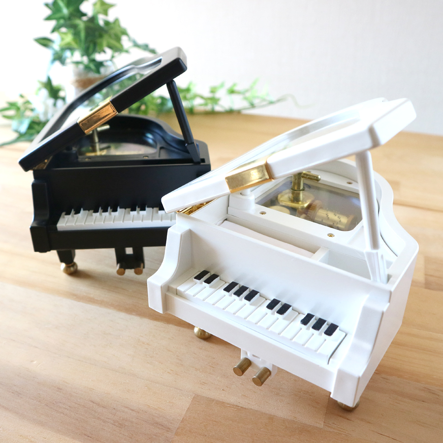 18弁】ミニグランドピアノ オルゴール プレゼント 曲選べる ｜株式会社