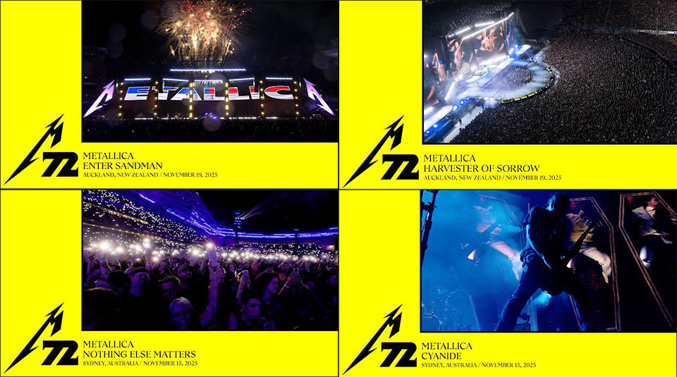 メタリカ “M72 World Tour” からの最新動画4本を一挙ご紹介 | NEWS