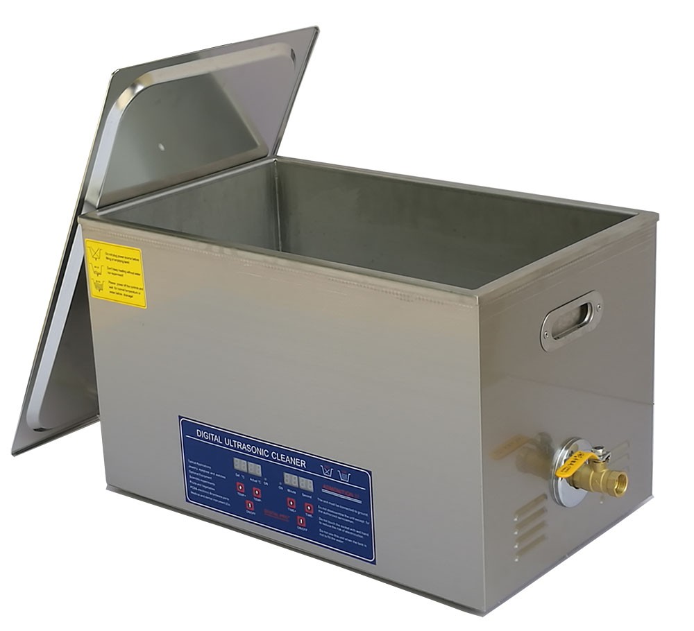 デジタル式 30L/80kHz 超音波洗浄機】 タイマー/ヒーター/大型洗浄器