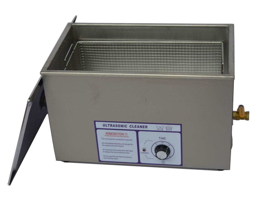 ダイヤル式 30L/120kHz 超音波洗浄機】 タイマー/大型洗浄器クリーナー