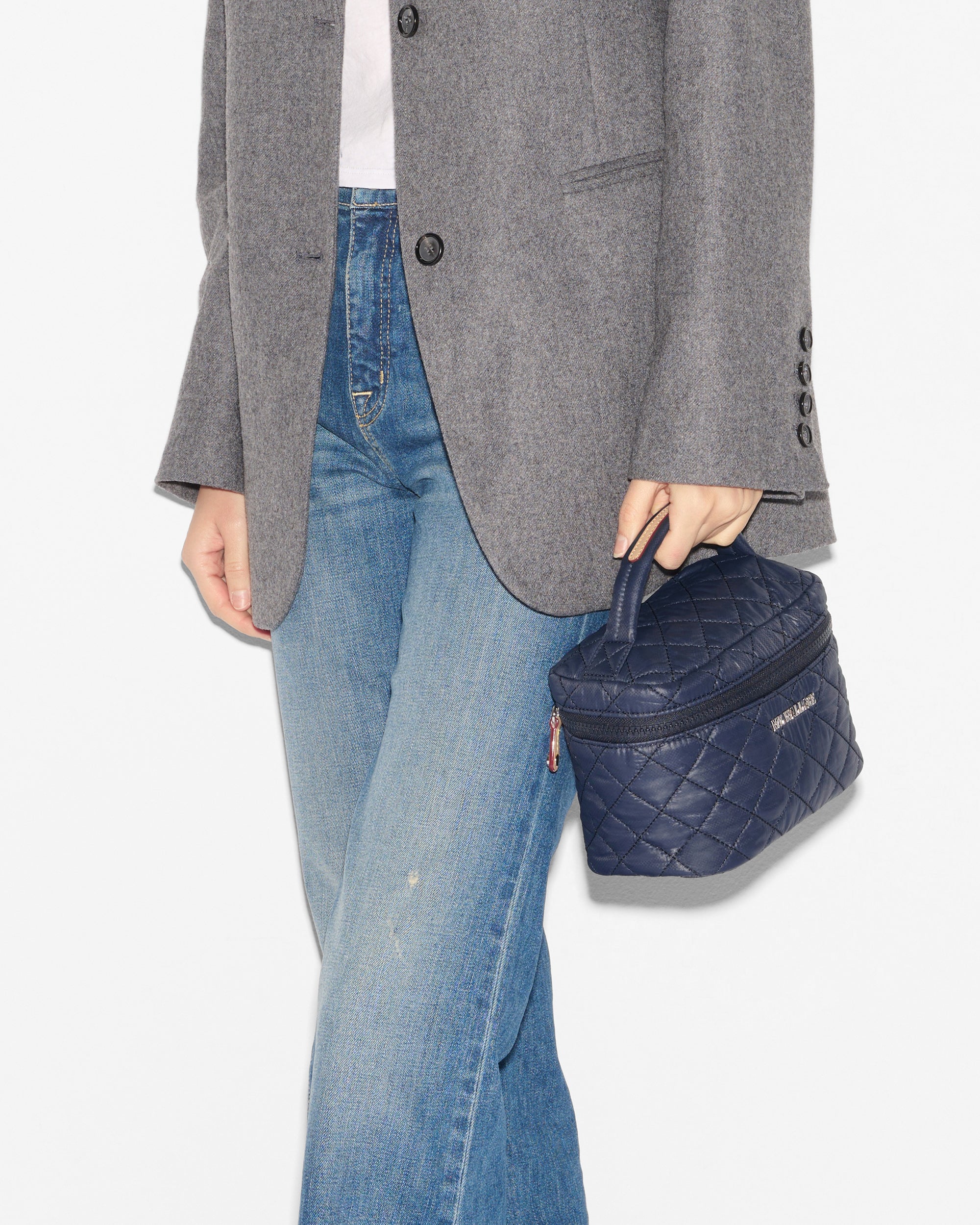 Navy Mini Vanity Case