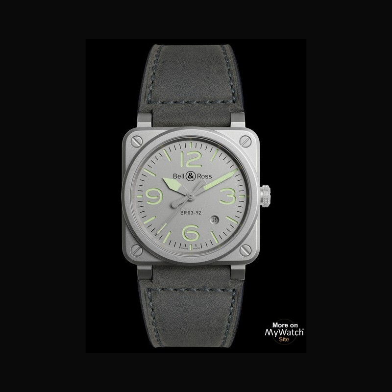 Watch Bell & Ross BR 03-92 Horolum | AVIATION BR0392-GR-ST/SCA