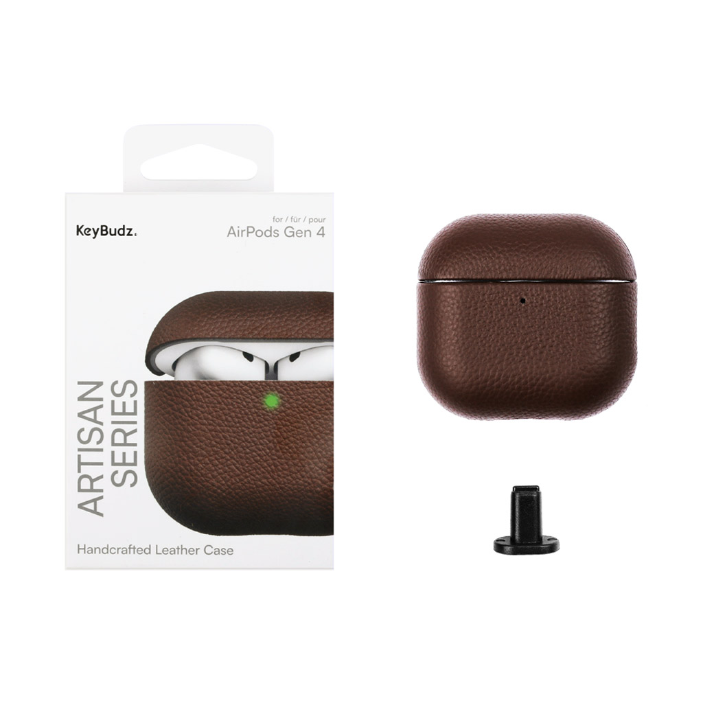 KeyBudz AirPods Pro 3 / AirPods 4 ケース イタリアン 本革ケース