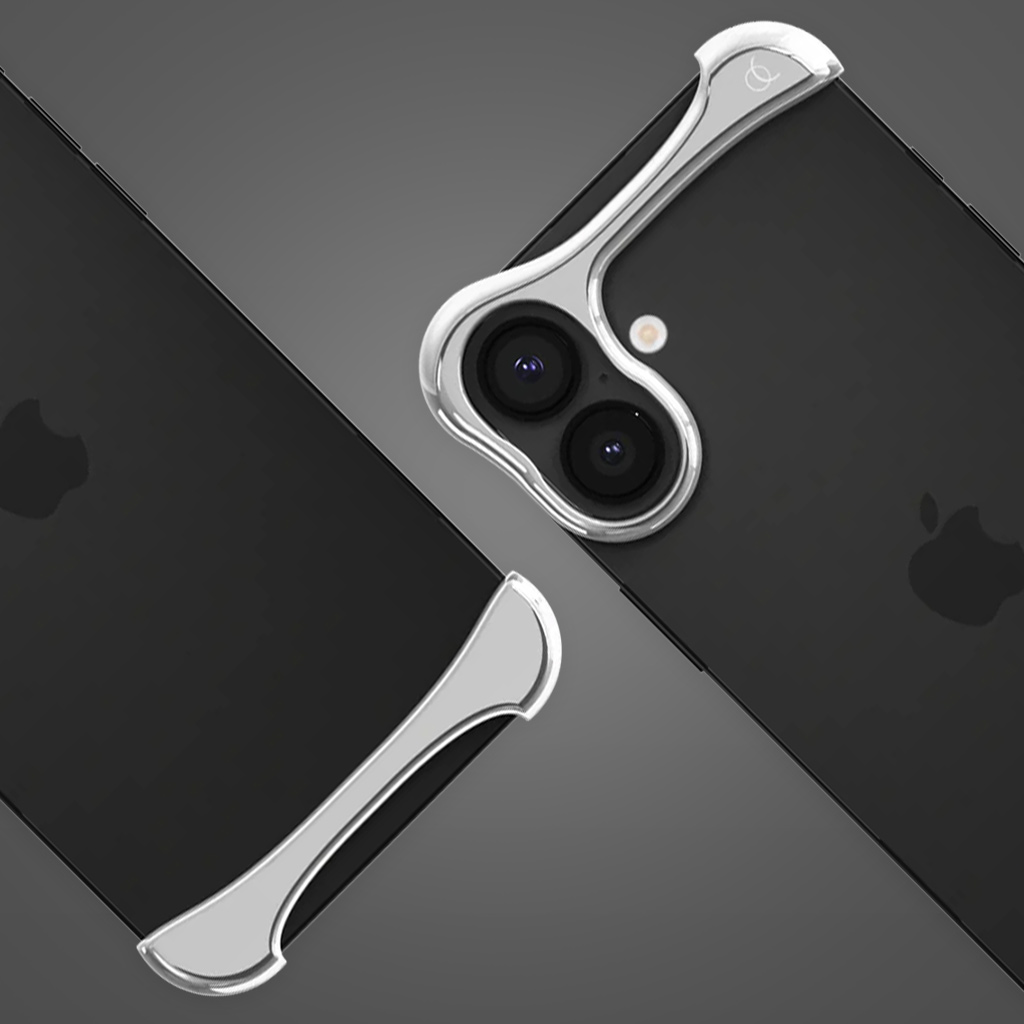 Arc（アーク） [ iPhone 16 用 ] アルミ・ミラーシルバー バンパー