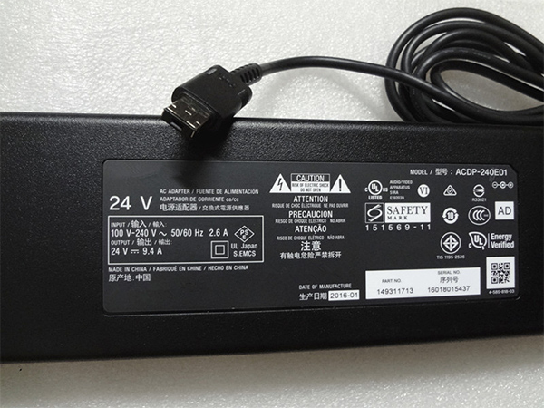 AC電源アダプター・SONY ACDP-240E01/ACDP-240E02充電器の激安通販