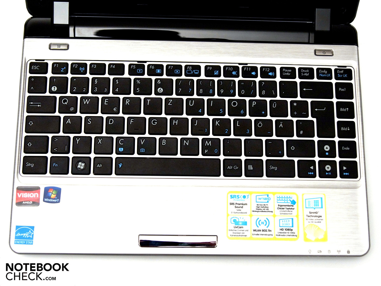 Review Asus Eee PC 1201T Netbook - NotebookCheck.net Reviews