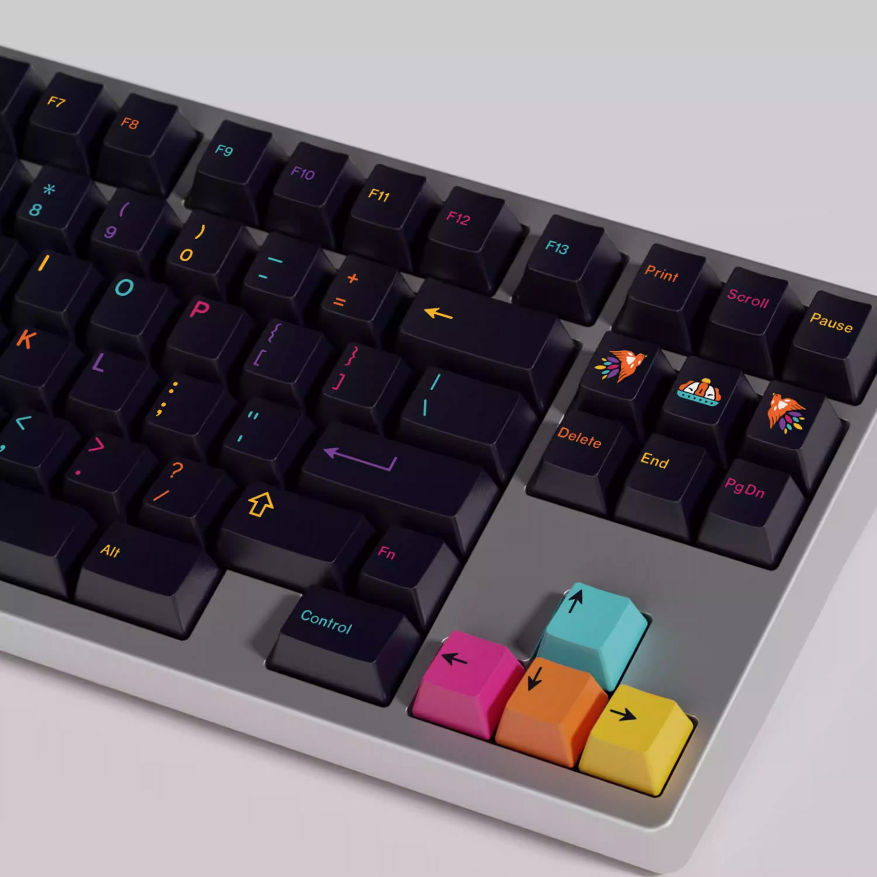 GMK Mictlan Keycap Set, Cherry Profile, PBT Dye Sub Key Cap – Nouvolo