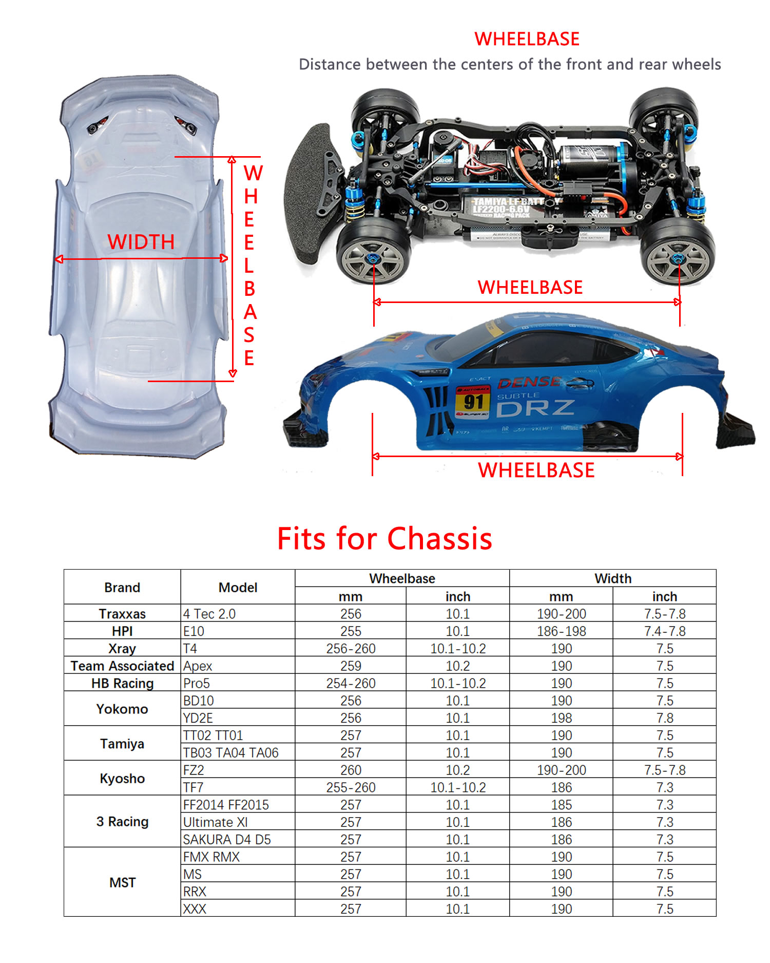 Killerbody 1/10 RC Painted Nissan Skyline BNR34 195mm Touring
