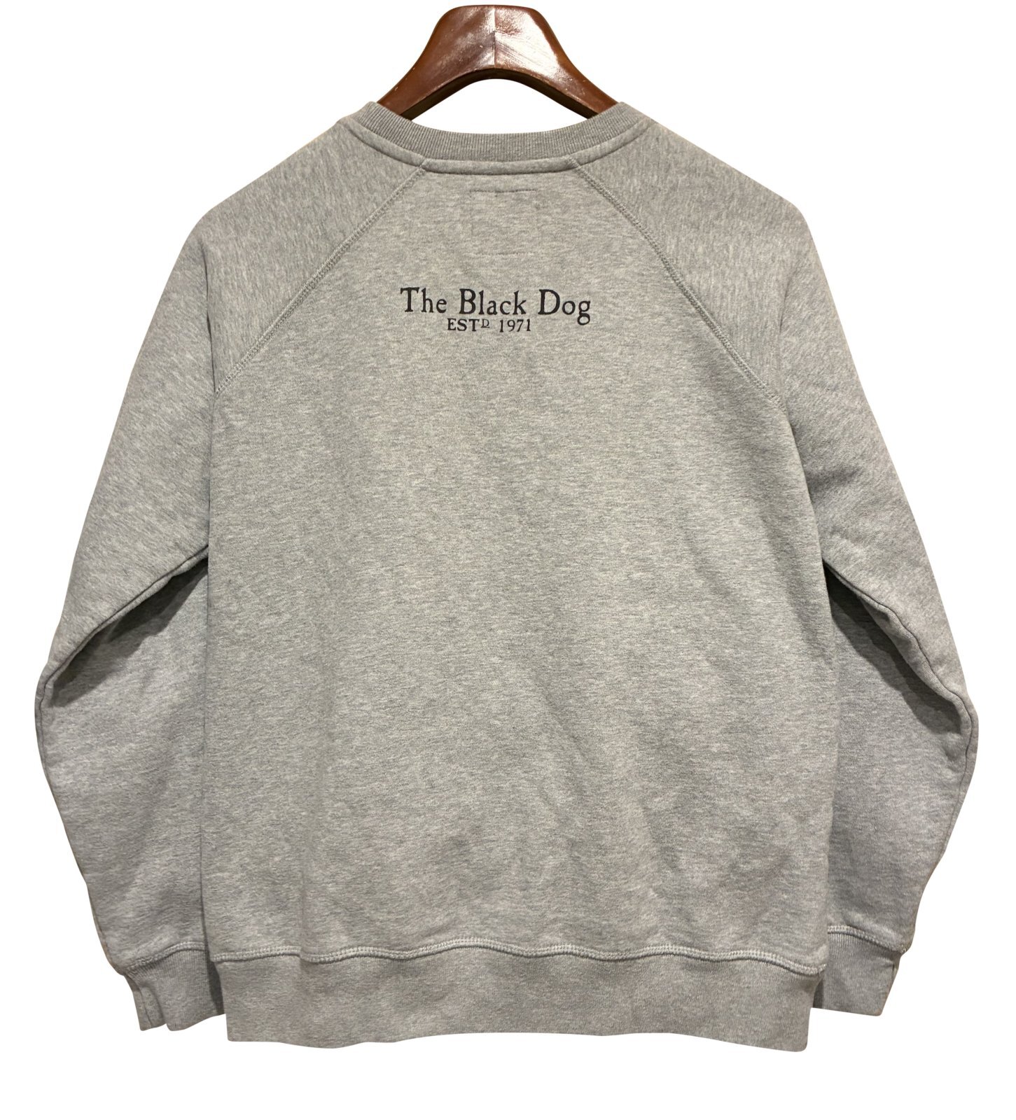 ビンテージ】【The Black Dog】ブラックドッグ【グレー】【犬プリント