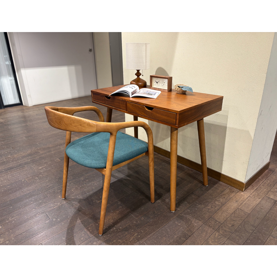 チェアC381【送料無料】ウォールナット／グリーン | NOCEノーチェ 家具