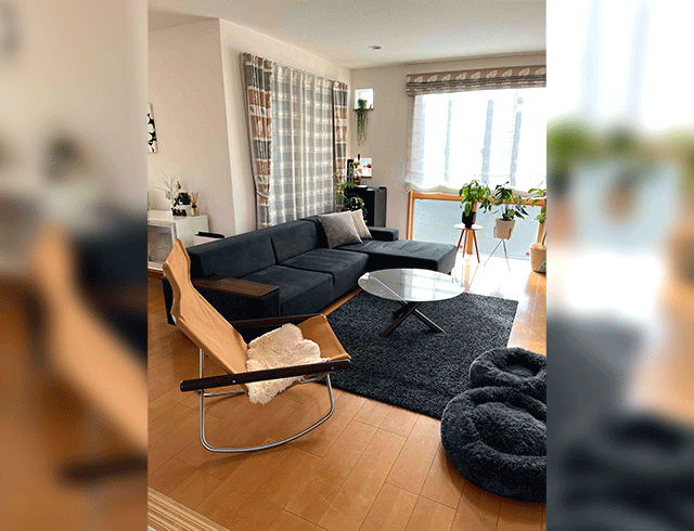 340.ガラステーブルで都会的×ナチュラル空間 | NOCEノーチェ 家具