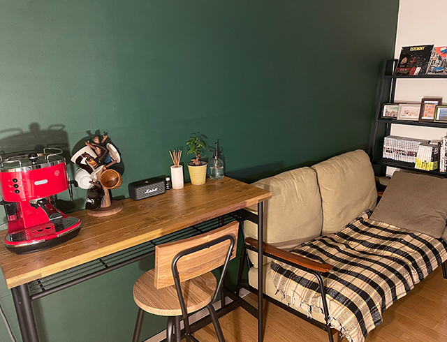 336.天然木のカウンター×チェアでお気に入りのカフェスペースに | NOCE